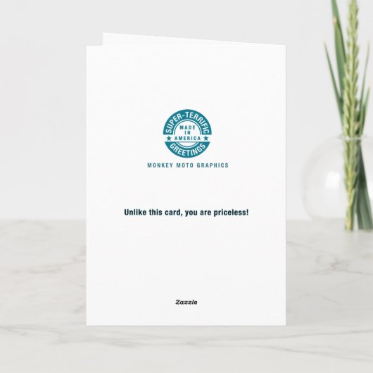 第おもしろい65誕生日 カード (裏面)