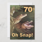 第おもしろい70バースデーパーティ招待状 招待状 (正面)