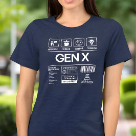 第おもしろいX世代の特徴海軍女子 トライブレンドTシャツ