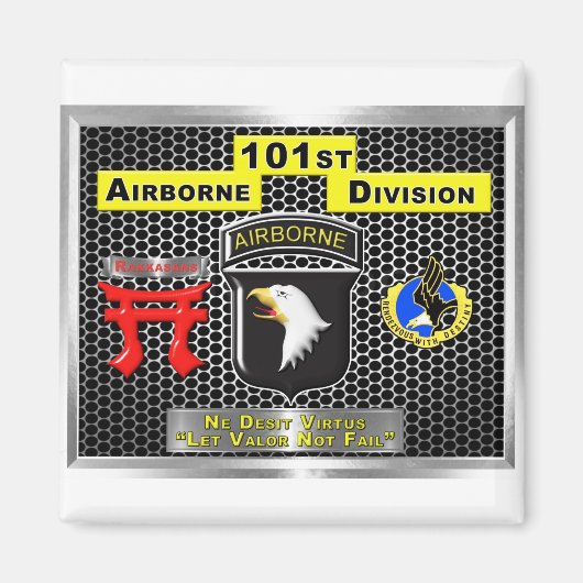 第すごい101空挺師団の新デザイン マグネット (正面)