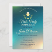第エレガントグラデーション聖餐式招待状 招待状 (正面)