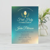 第エレガントグラデーション聖餐式招待状 招待状 (スタンド正面)