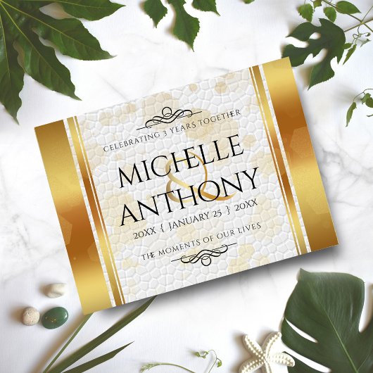 第エレガント革結婚周年記念 カッティングボード