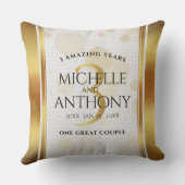 第エレガント革結婚周年記念 クッション (裏面)