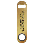 第エレガント革結婚周年記念 スピード栓抜き (裏面)