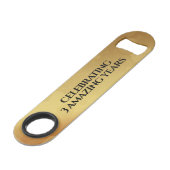 第エレガント革結婚周年記念 スピード栓抜き (裏面アングル)