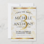 第エレガント革結婚周年記念 セーブザデート (正面)