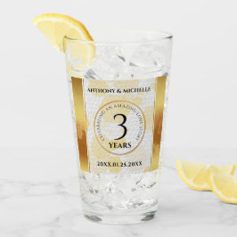 第エレガント革結婚周年記念 タンブラーグラス