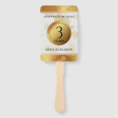 第エレガント革結婚周年記念 ハンドファン (正面)