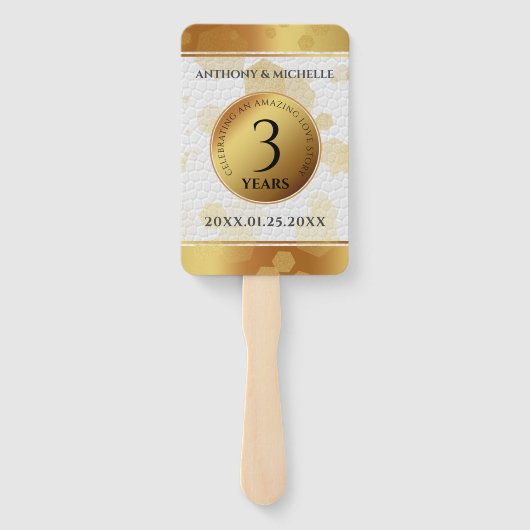 第エレガント革結婚周年記念 ハンドファン (裏面)