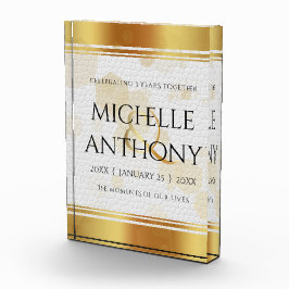 第エレガント革結婚周年記念 フォトブロック