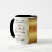 第エレガント革結婚周年記念 マグカップ (正面左)