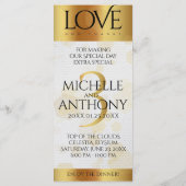 第エレガント革結婚周年記念 メニュー (裏面)