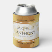 第エレガント革結婚周年記念 缶クーラー (缶正面)