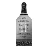 第エレガント11回鉄結婚鋼記念日お祝い カッティングボード (正面)