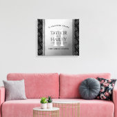 第エレガント11回鉄結婚鋼記念日お祝い キャンバスプリント (インサイチュ (リビング))