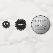 第エレガント11回鉄結婚鋼記念日お祝い コンフェッティ (裏面)