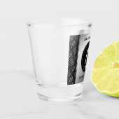 第エレガント11回鉄結婚鋼記念日お祝い ショットグラス (左)