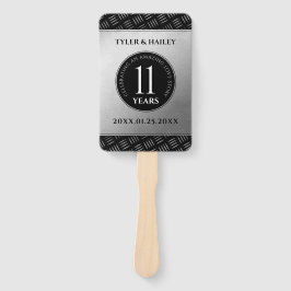 第エレガント11回鉄結婚鋼記念日お祝い ハンドファン