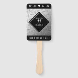 第エレガント11回鉄結婚鋼記念日お祝い ハンドファン