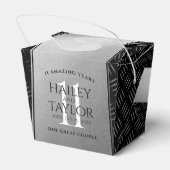 第エレガント11回鉄結婚鋼記念日お祝い フェイバーボックス (裏面サイド)