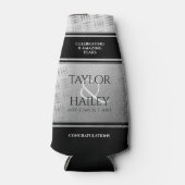 第エレガント11回鉄結婚鋼記念日お祝い ボトルクーラー (正面)