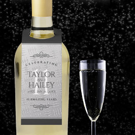 第エレガント11回鉄結婚鋼記念日お祝い ボトルネックタグ