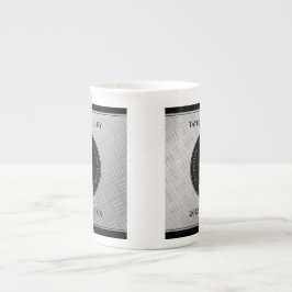 第エレガント11回鉄結婚鋼記念日お祝い ボーンチャイナマグカップ