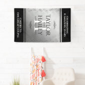 第エレガント11回鉄結婚鋼記念日お祝い 横断幕 (インサイチュ)