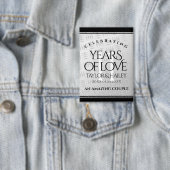 第エレガント11回鉄結婚鋼記念日お祝い 缶バッジ (インサイチュ)