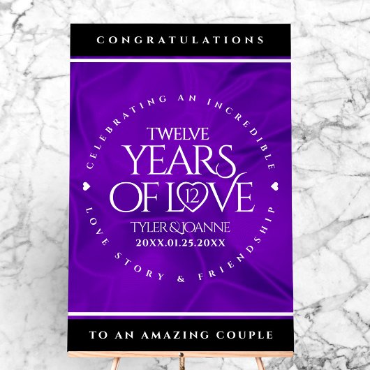 第エレガント12回絹結婚祭お祝い アクリルサイン