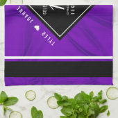 第エレガント12回絹結婚祭お祝い キッチンタオル (折り畳み)