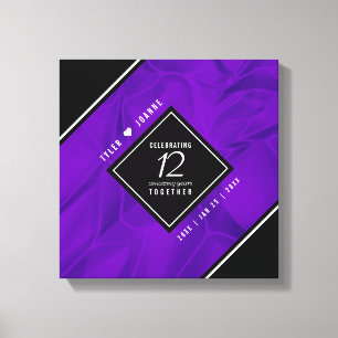 第エレガント12回絹結婚祭お祝い キャンバスプリント