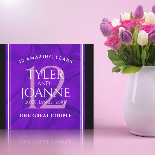 第エレガント12回絹結婚祭お祝い キャンバスプリント