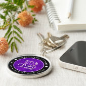 第エレガント12回絹結婚祭お祝い キーホルダー (側面)