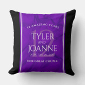 第エレガント12回絹結婚祭お祝い クッション (正面)