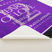 第エレガント12回絹結婚祭お祝い シェルパブランケット (3/4)