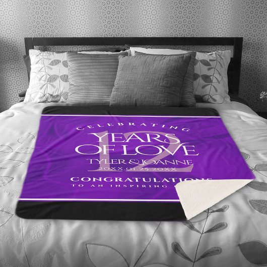 第エレガント12回絹結婚祭お祝い シェルパブランケット