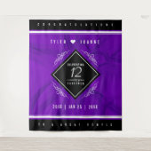 第エレガント12回絹結婚祭お祝い タペストリー (正面)