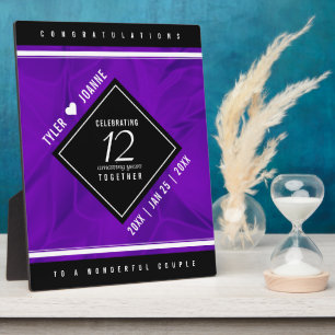 第エレガント12回絹結婚祭お祝い フォトプラーク