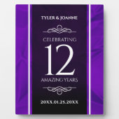 第エレガント12回絹結婚祭お祝い フォトプラーク (正面)