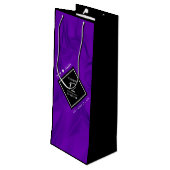 第エレガント12回絹結婚祭お祝い ワインギフトバッグ (裏面アングル)