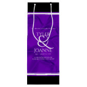 第エレガント12回絹結婚祭お祝い ワインギフトバッグ (裏面)