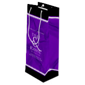 第エレガント12回絹結婚祭お祝い ワインギフトバッグ (裏面アングル)