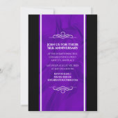 第エレガント12回絹結婚祭お祝い 招待状 (裏面)