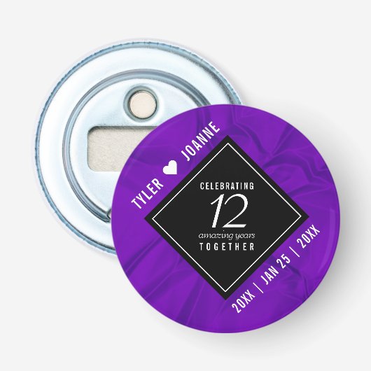 第エレガント12回絹結婚祭お祝い 栓抜き (正面)