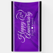 第エレガント12回絹結婚祭お祝い 横断幕 (縦)