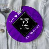 第エレガント12回絹結婚祭お祝い 缶バッジ (インサイチュ)