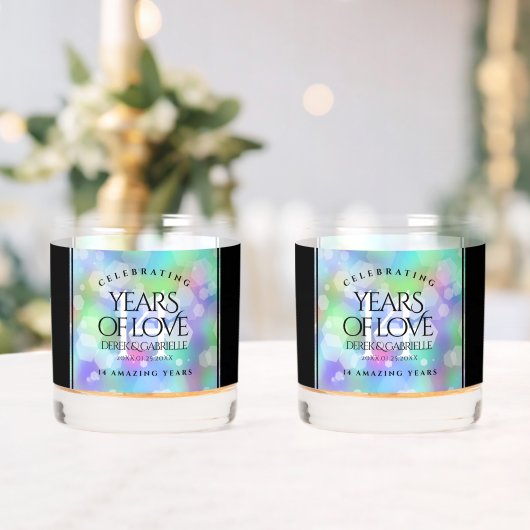 第エレガント14回オ結婚パール記念日お祝い ウイスキーグラス (インサイチュ (ウェディング))