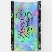 第エレガント14回オ結婚パール記念日お祝い 横断幕 (縦)